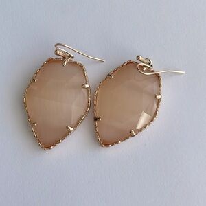 Kendra Scott Rose Gold teardrop earrings